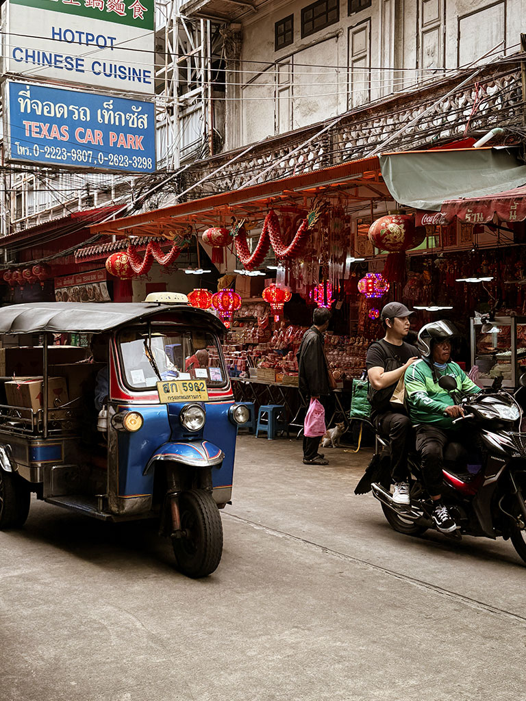 Notre séjour en famille à Bangkok - les rues de Chinatown