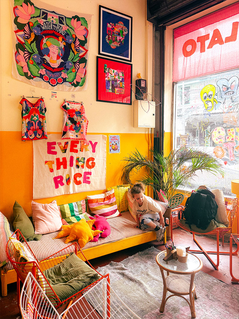 Notre séjour en famille à Bangkok - Rice9gelato à Talat Noi
