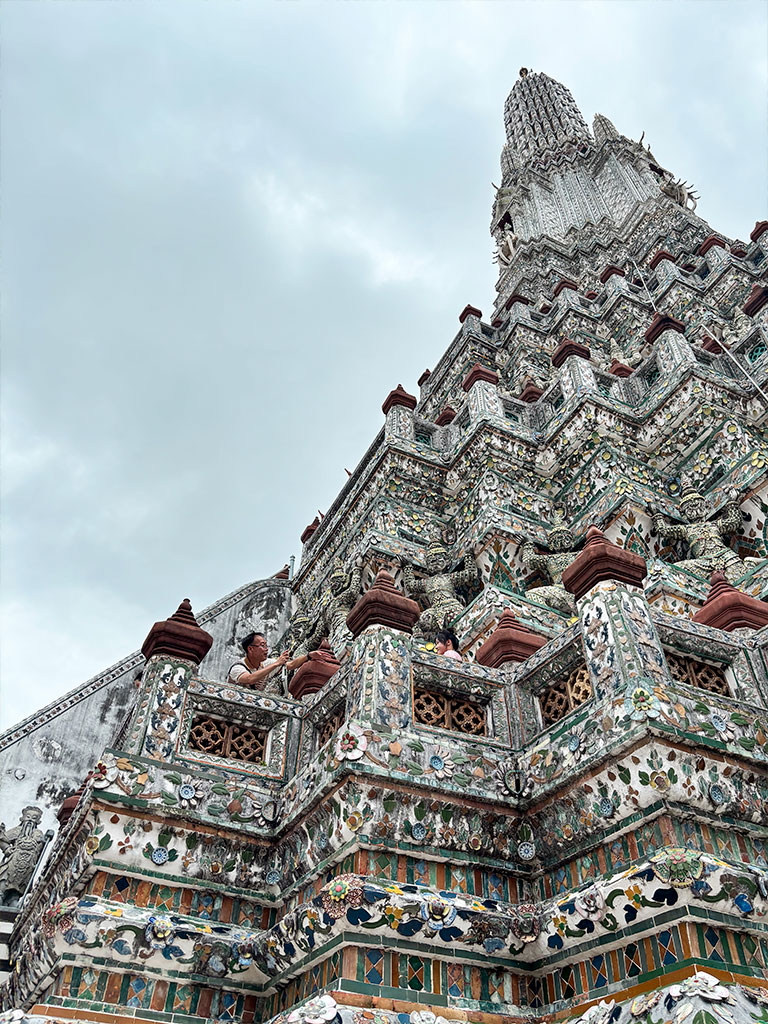 Notre séjour en famille à Bangkok - le Wat Arun