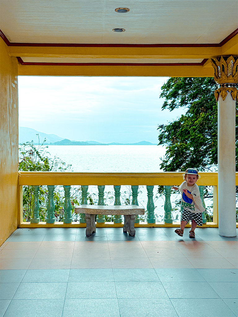 Notre séjour en famille à Koh Samui - le Wat Phra Yai