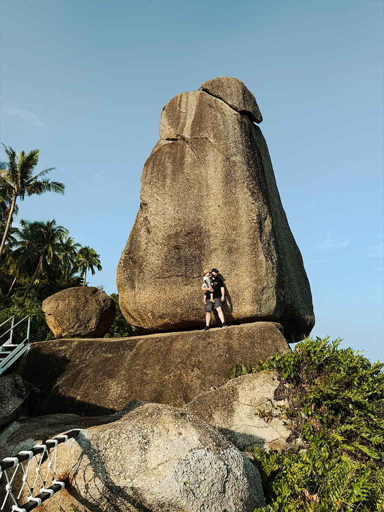 Notre séjour en famille à Koh Samui - Marcus et Adrien à l'Overlap Stone 